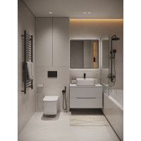 Смеситель для раковины ORANGE Lutz черный M04-121b