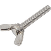 Винт-барашек КРЕП-КОМП американский тип, нержавейка, DIN 316, А2, 6х35 50 шт. вб635