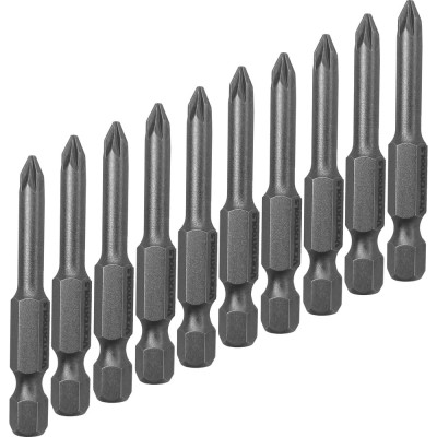 Набор бит PH2х50 10 шт. Vertextools БТ-PH2-50