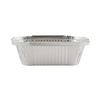 Форма для выпечки Mallony LAMINA размер 15x12x47 см из алюминиевой фольги, прямоугольная, одноразовая 006049