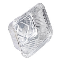 Форма для выпечки Mallony LAMINA размер 15x12x47 см из алюминиевой фольги, прямоугольная, одноразовая 006049