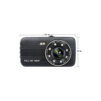 Видеорегистратор Вымпел H-28 2 камеры, FHD 1080p, экран 3.9”, G-сенсор 6080