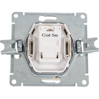 Розетка компьютерная Systeme Electric (Schneider Electric) ATLASDESIGN RJ45, БЕЖЕВЫЙ ATN000283