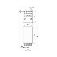 Реле IEK РЭК78/4 MY4 3А 12В АC RRP20-4-03-012A