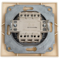 Выключатель GENERICA 3кл 10А КВАРТА кремовый EVK30-K33-10-DM