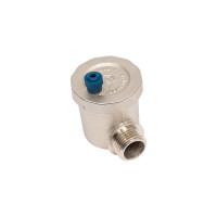 Автоматический воздухоотводчик STOUT вертикальный выпуск, угловое подключение, наружная резьба 1/2", никель SVS-1013-000015 RG008UB7933I02