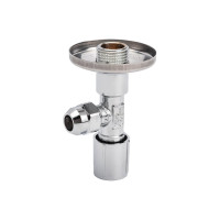 Угловой вентиль с металлической розеткой Grohe, 1/2х3/8, 1 шт. 22037000