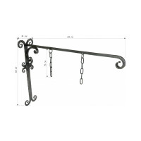 Кованый кронштейн для вывески Covali НС-1371