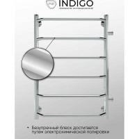 Полотенцесушитель INDIGO Roof боковое подключение, 1" - 1/2, 80/50, м/о 50 см LRSW80-50-б/п-50