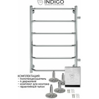 Полотенцесушитель INDIGO Roof боковое подключение, 1" - 1/2, 80/60, м/о 50 LRSW80-60-б/п-50