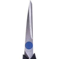 Ножницы BRAUBERG Soft Grip 190 мм, резиновые вставки, серо-зеленые, 3-х сторонняя заточка 230762