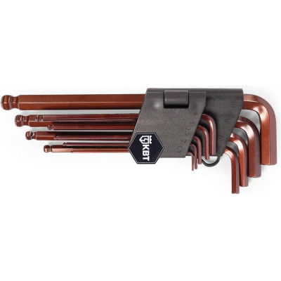 Набор шестигранных ключей с шаром КВТ КШ-9s 82177