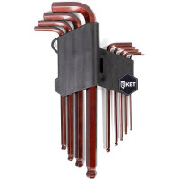 Набор шестигранных ключей с шаром КВТ КШ-9s 82177