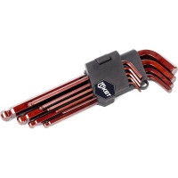 Набор шестигранных ключей с шаром КВТ КШ-9s 82177