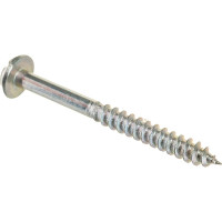 Набор VIPкрепеж белый дюбель 6х35 + шуруп 4х40 п/гол.оцинк. 5шт/5шт 11501 VIPS