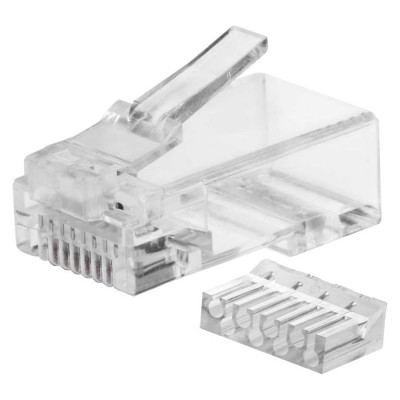 Коннекторы SUPRLAN, 8P8C U/UTP Cat.6 50U RJ-45 100 pcs 10-0208