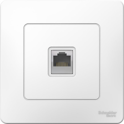Компьютерная розетка Systeme Electric BLANCA RJ45, категория 5E, БЕЛЫЙ BLNIS045001