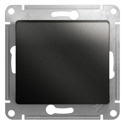 1-клавишный вылючатель Systeme Electric (Schneider Electric) GLOSSA сх.1, 10АХ, антрацит GSL000711