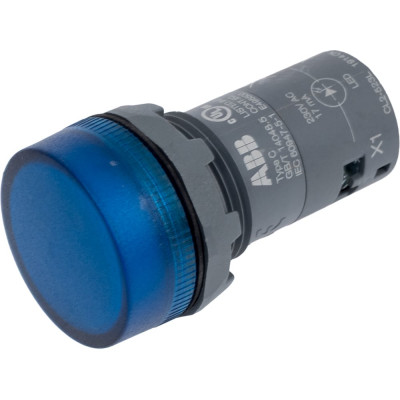Лампа ABB CL2-523L синяя со встроенным светодиодом 230В AC 1SFA619403R5234