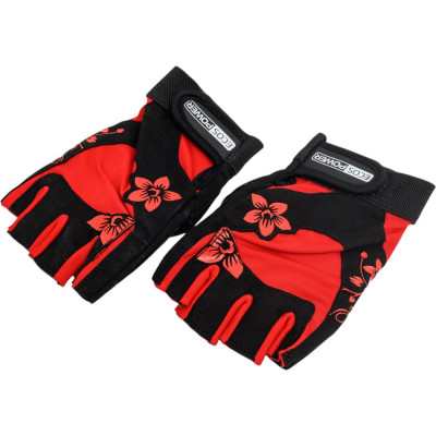 Перчатки для фитнеса Ecos 5106-RL черный/красный, р. L 002367