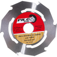 Диск пильный по дереву (125х22.23 мм; 6TPI) для УШМ Pilorama 501206