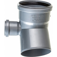 Отвод LAMMIN 110х45°, с левым патруб. 50 мм Lm35041050450