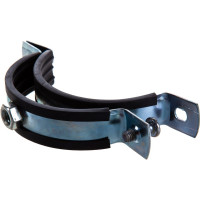 Металлический сантехнический хомут для труб со шпилькой и дюбелем СВК 73-80, 2 1/2 дюйма, гайка М8 SVK-F065М8 Н0000004451
