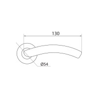 Раздельная ручка Trodos AL-56 AB бронза 204476