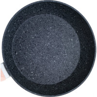 Сковорода Lara покрытие GRANIT, кованый алюминий 28х5,3 см, ИНДУКЦИЯ, толщина 4,2 мм LR01-55-28 PALERMO