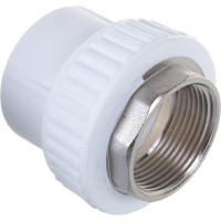 Комбинированная муфта PPR LAMMIN ВР 40х1 1/4" под ключ Lm31044040032