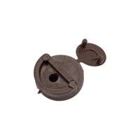 Пластиковый зеркалодержатель Tech-Krep/Zitar для мебели тем. коричн. с шур. 8 шт 127527