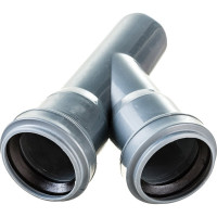 Тройник LAMMIN ВК 40х40/45° Lm35090404045