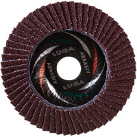 Круг лепестковый торцевой конический КЛТ2 (125х22 мм; А 40; 14А 40/Р40) ЛУГА 4603347277164