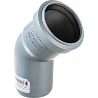 Отвод внутренней канализации LAMMIN 50х45 градусов Lm35040005045