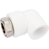 Угольник LAMMIN PPR с накидной гайкой, 25х3/4" Lm31053025020