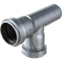 Тройник внутренней канализации LAMMIN 40х40/90 градусов Lm35090404090