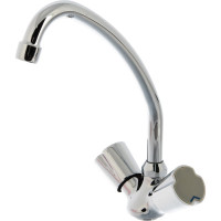 Смеситель для кухни SAMARA Елочка №7 Камелия 1/2, керамика 2416