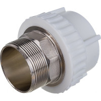 Комбинированная муфта PPR LAMMIN НР, 63х2", под ключ Lm31042063050