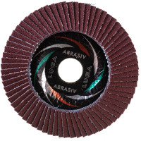 Круг лепестковый торцевой конический КЛТ2 (125х22 мм; А 80; 14А 20/Р80) ЛУГА 4603347277133