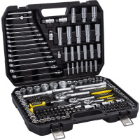 Набор инструмента Эврика 1 2" 1 4" 3 8"DR 6-гранный 216пр. ER-80216 806612