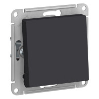 Переключатель Systeme Electric ATLASDESIGN, 1-клавишный, сх6, 10АХ, механизм, карбон, ATN001061