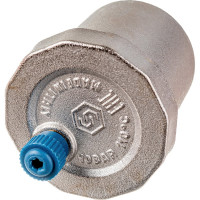 Автоматический воздухоотводчик STOUT вертикальный выпуск, наружная резьба 1/2", никель, уплотнительное кольцо NBR SVS-1011-000015 RG008UB790S9BL