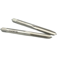 Дюймовый метчик TORNERI UNF 1/4" 28 нитей Р6М5 комплект из 2-х штук 035387