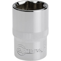 Головка шестигранная (19 мм; 1/2"; Cr-V) INTERTOOL ET-0019