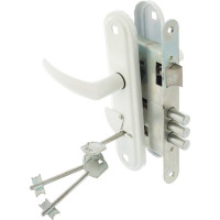 Врезной замок ЗЕНИТ Омега-ЗВ9.1-02ЗВ9.2 белый 19504