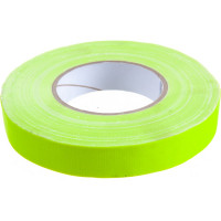 Клейкая лента DGTAPE ultraMATT - Гаффа тейп 25мм/50м - Желтый (светится в ультрафиолете) UMF25/50/Y