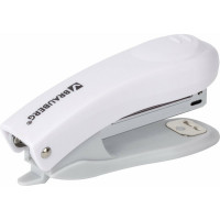 Степлер №10 BRAUBERG Original, до 12л, с антистеплером, белый, 227769