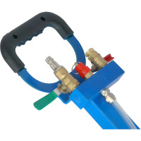 Пневматический 3-секционный домкрат с ручкой AE&T 3т T08103A