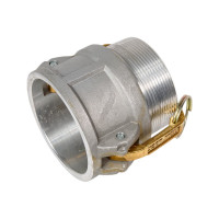 Камлок соединение типа B (2.5"; розетка; наружная резьба BSP; алюминий) TITAN LOCK TL250BAL