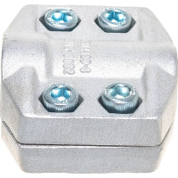 Хомут усиленный 4-х болтовый (13х5; алюминий) TITAN LOCK TL13X5AL